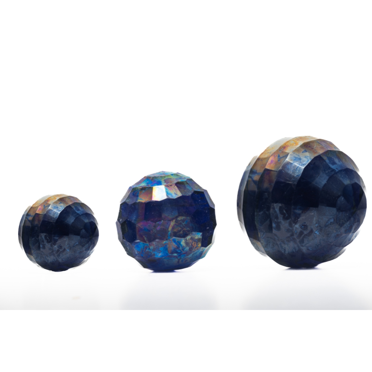 CDNY Thumbprint Aurora Faceted Crystal Ball